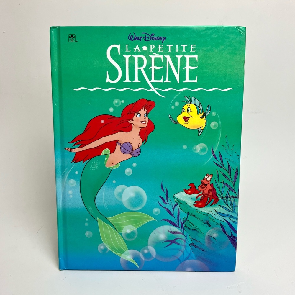 Livre vintage La petite Sirène Disney 1993 Les Presses d'Or 90s Children's Book